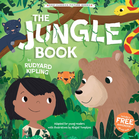 The Jungle Book (Easy Classics Picture Books) Abigail Tompkins 9781802637861