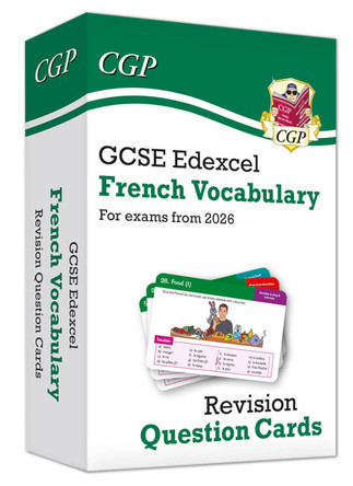 New GCSE Edexcel French: Vocabulary Revision Question Cards (for exams from 2026) CGP Books 9781837742271