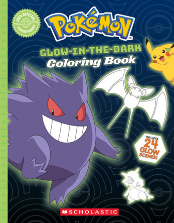 Pok�mon Glow-In-The-Dark Coloring Book by Scholastic 9781546131267