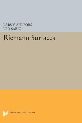 Riemann Surfaces by Lars Valerian Ahlfors 9780691626123