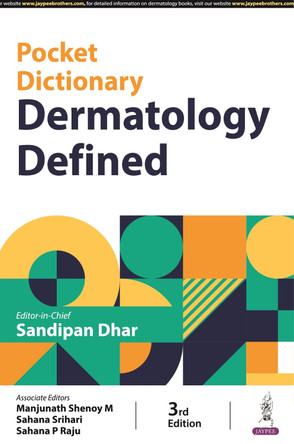 Pocket Dictionary Dermatology Defined by Sandipan Dhar 9789356969780