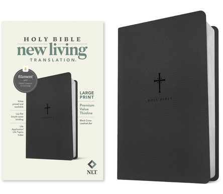 NLT Large Print Premium Value Thinline Bible 9781496484031