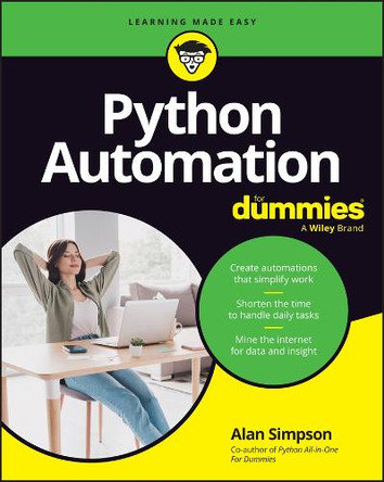 Python Automation For Dummies Alan Simpson 9781394371426