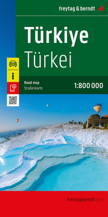 Turkey (Turkiye) Road Map 9783707924169