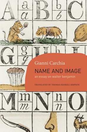 Name and Image: An Essay on Walter Benjamin Gianni Carchia 9781803094069