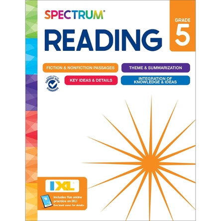 Spectrum Reading Workbook, Grade 5 by Spectrum 9781483874777