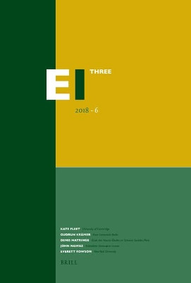 Encyclopaedia of Islam - Three 2018-6 by Kate Fleet 9789004356672