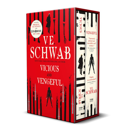 Vicious/Vengeful slipcase by V.E. Schwab 9781789099744