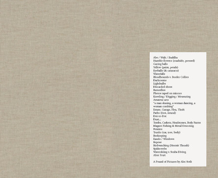 A Pound of Pictures by Alec Soth 9781913620110