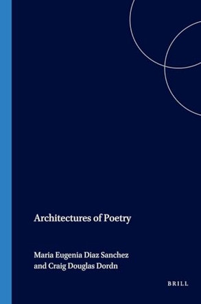 Architectures of Poetry by Maria Eugenia Diaz Sanchez 9789042018921