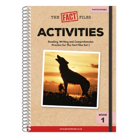 Phonic Books The Fact Files 1 Activities: Adjacent consonants and consonant digraphs, suffixes -ed and -ing by Phonic Books 9780241741139