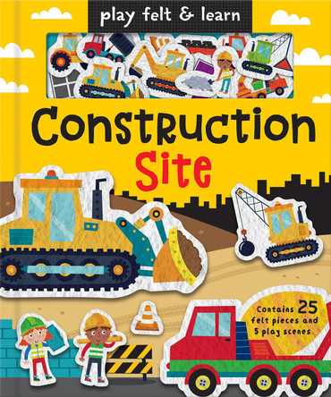 Play Felt Construction Site Alice Barker 9781835552483