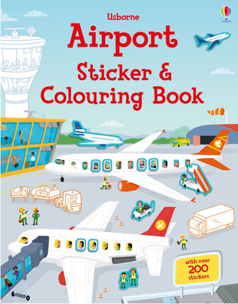 Airport Sticker and Colouring Book by Simon Tudhope