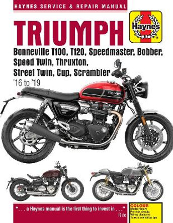 Triumph Bonneville T100, T120, Speedmaster, Bobber, Speed Twin, Thruxton, Street Twin, Cup, Scrambler (16 to 19): 16 to 19 by Matthew Coombs