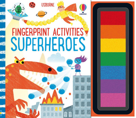 Fingerprint Activities Superheroes by Fiona Watt