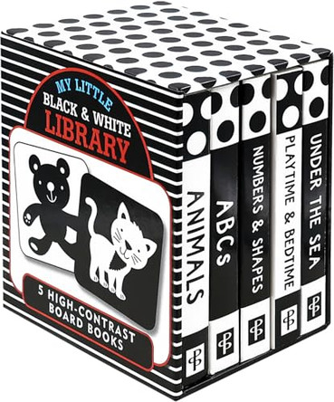 My Little Black and White Board Book Library - Set of 5 High Contrast Board Books 9781441346353