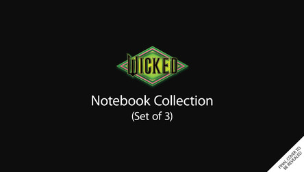 Wicked Notebook Collection (Set of 3) Insight Editions 9798337402086