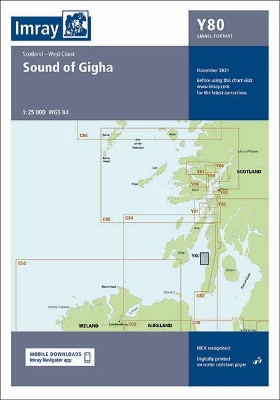 Imray Chart Y80: Sound of Gigha (Small Format): 2021 by Imray 9781786793256