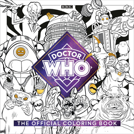 The Official Doctor Who Coloring Book by Mike Collins 9780593840092