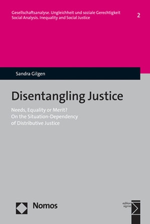 Disentangling Justice by Sandra Gilgen 9783848783052