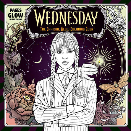 Wednesday Official Glow Coloring Book Random House 9798217121526