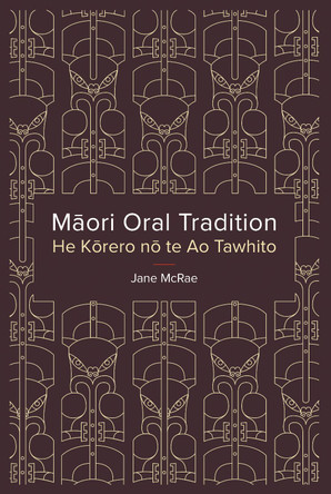 Maori Oral Tradition by Mcrae Jane 9781869408619