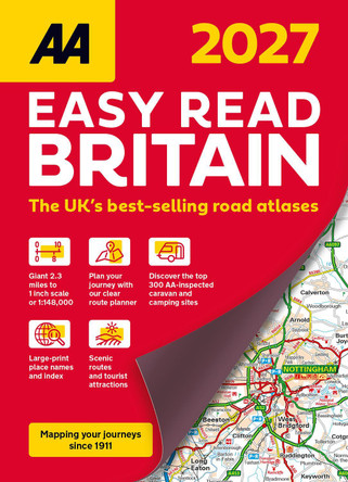 AA Easy Read Atlas Britain 2027: 2027 9780749584542