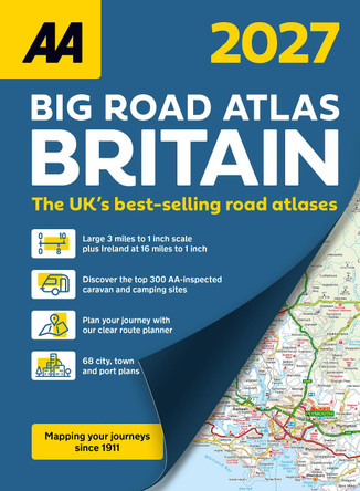 AA Big Road Atlas Britain 2027: 2027 9780749584511