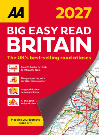 AA Big Easy Read Atlas Britain 2027: 2027 9780749584504