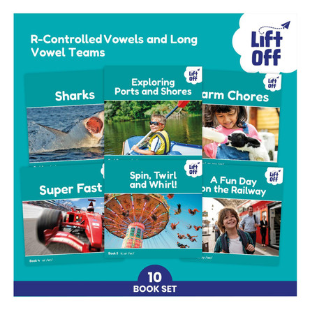 Phonic Books Lift Off Readers R-Controlled Vowels and Long Vowel Teams by Phonic Books 9780241775134
