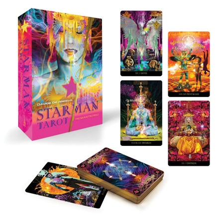 Starman Tarot: Remastered (Tarot Deck and Guidebook, Box Set) by Davide De Angelis 9780764369902