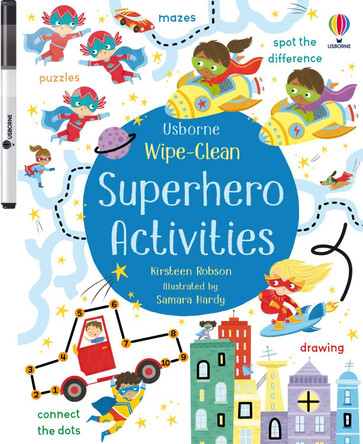 Wipe-Clean Superhero Activities by Kirsteen Robson 9781474986854