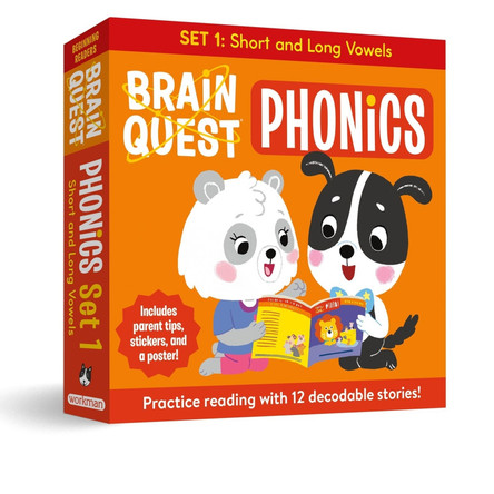 Brain Quest Phonics Readers: Set 1: 12 Decodable Readers: Short and Long Vowels by Workman Publishing 9781523530441