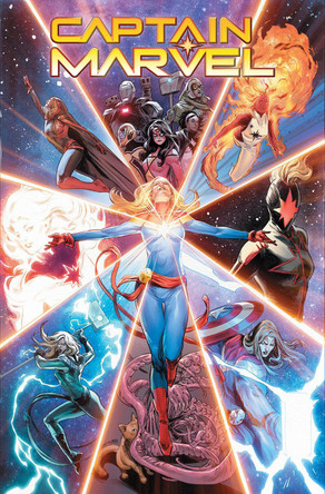 Captain Marvel: Highest, Furthest, Fastest Omnibus Carmen Carnero Cover Kelly Thompson 9781302955786