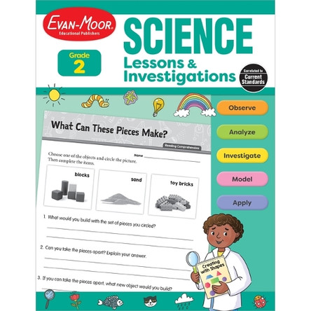 Science Lessons and Investigations, Grade 2 by Evan-Moor Educational Publishers 9781645140047