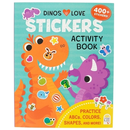 Dinos Love Stickers Activity Book by Pterry Redwing 9798890195203
