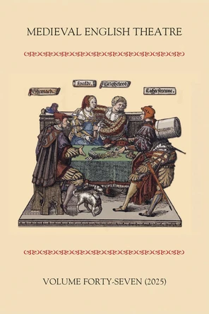 Medieval English Theatre 47 Sarah Carpenter 9781843848011