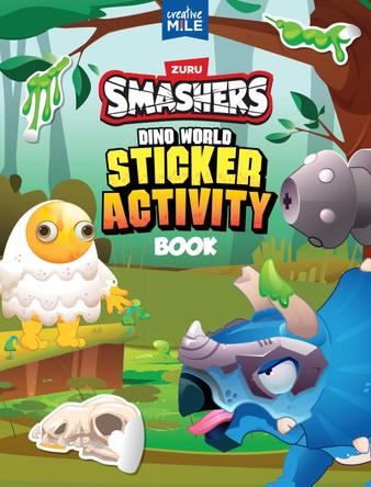 Smashers Dino World Sticker Activity Book by Creative Mile 9781923286740