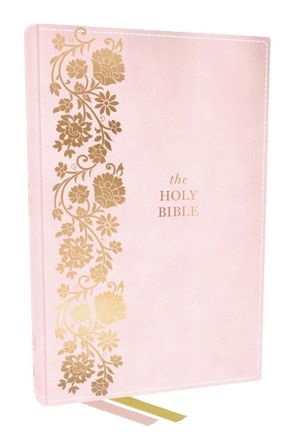 KJV Personal Size Large Print End-of-Verse Reference Bible, Pink Leathersoft, Red Letter, Comfort Print by Thomas Nelson 9781400347872