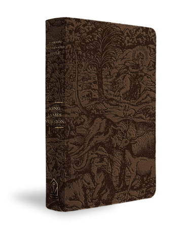 KJV Majestic Illuminated Bible (Brown LeatherLuxe) by FaithWords 9781546009771