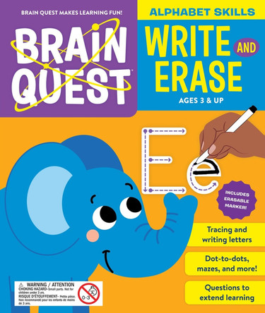 Brain Quest Write and Erase: Alphabet Skills by Workman Publishing 9781523533176