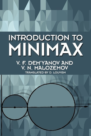 Introduction to Minimax by V. F. Dem’Yanov 9780486664231