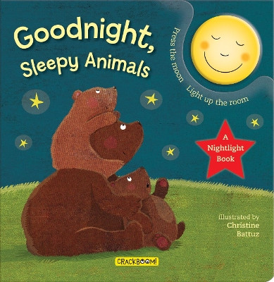 Goodnight, Sleepy Animals: A Nightlight Book by Christine Battuz 9782897183387