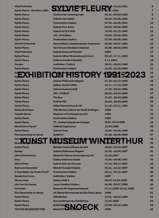 Sylvie Fleury: Exhibition History 1991-2023: Cat. Kunst Museum Winterthur by Simon Baier 9783864424205