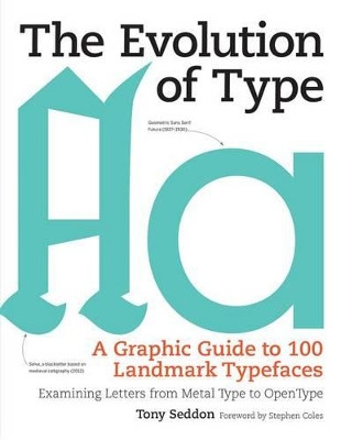 The Evolution of Type: A Graphic Guide to 100 Landmark Typefaces: Examining Letters from Metal Type to Open Type by Tony Seddon 9781770855045