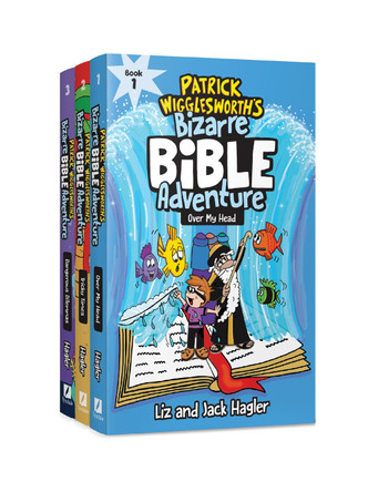 Patrick Wigglesworth's Bizarre Bible Adventure Old Testament 3-Book Set: Over My Head, Tricky Times, Dangerous Dilemmas by Jack Hagler 9798400506444