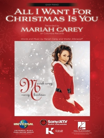 All I Want for Christmas Is You by Mariah Carey 9781705121511