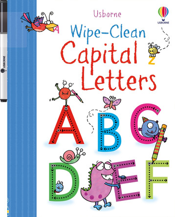 Wipe-clean Capital Letters by Jessica Greenwell 9781409582632
