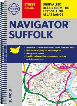 Philip's Navigator Street Atlas Suffolk by Philip's Maps