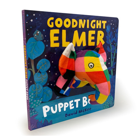 Goodnight, Elmer Puppet Book by David McKee